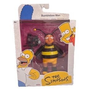 The Simpsons Bumblebee Man Action Figure Jakks Pacific w/ Camera Accessory